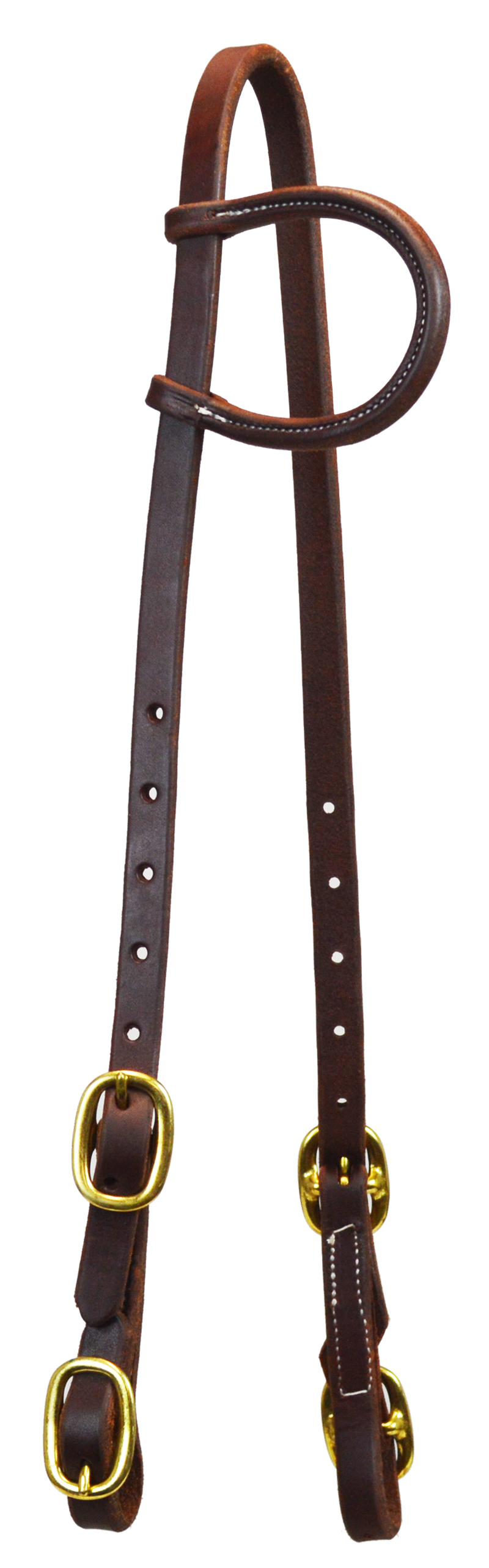 Paul Taylor Oiled Harness Leather Four Buckle Slip Ear Heastall