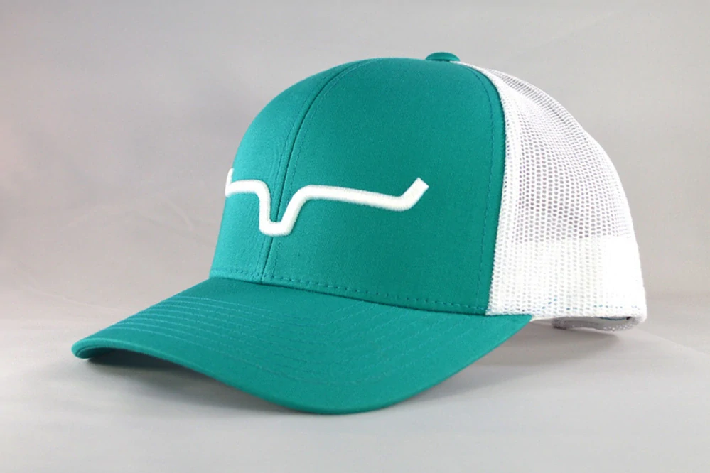 Kimes Ranch Weekly Trucker (Teal/White) Cap