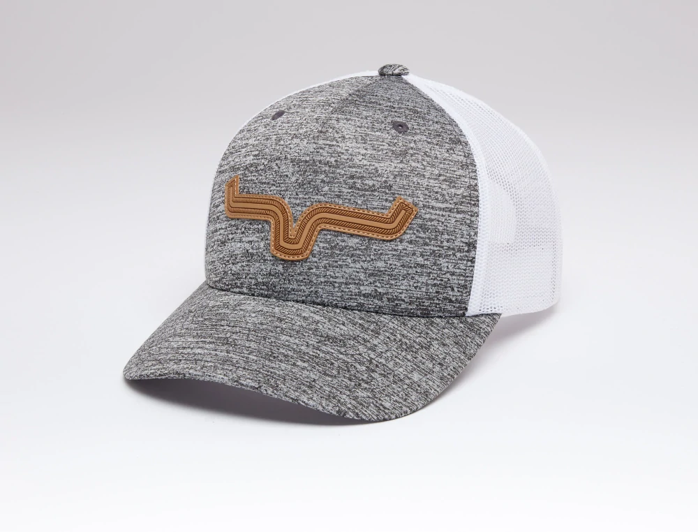 Kimes Ranch - Roped LP Trucker Hat - Grey heather