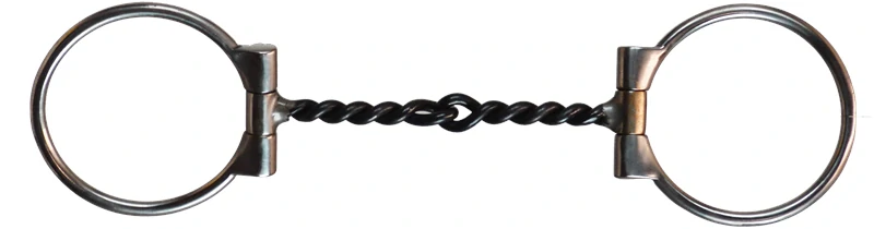 Paul Taylor Steel Twisted D-Ring Snaffle Bit 5"