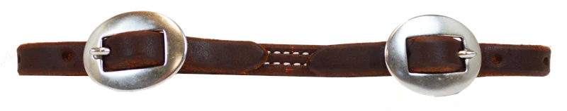 Paul Taylor Double+ Stitched Harness Leather Curb Strap 1/2" (Dark Oil)