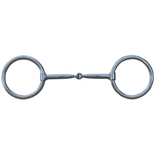 Western Snaffle Bit with Heavy Rings 5" (12,7cm)
