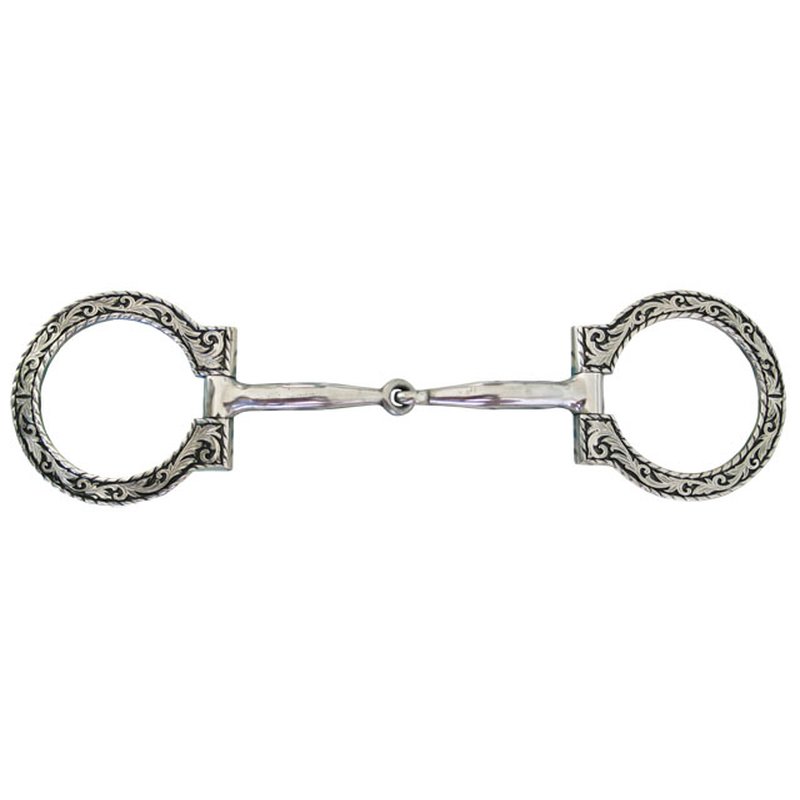 Western Show Snaffle Bit Floral 5" (12,7cm)