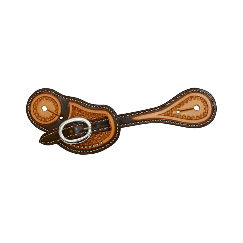 Western Spur Strap Two Tones with Dots