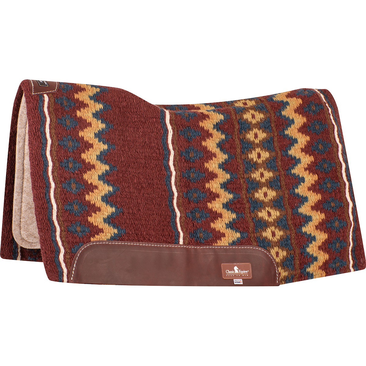 Classic Equine ESP™ Contoured Wool Pad 34x38 - 3/4