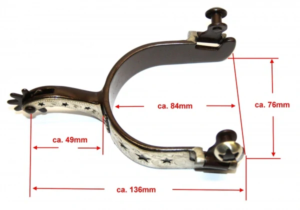 Western Antique Stars Show Spurs