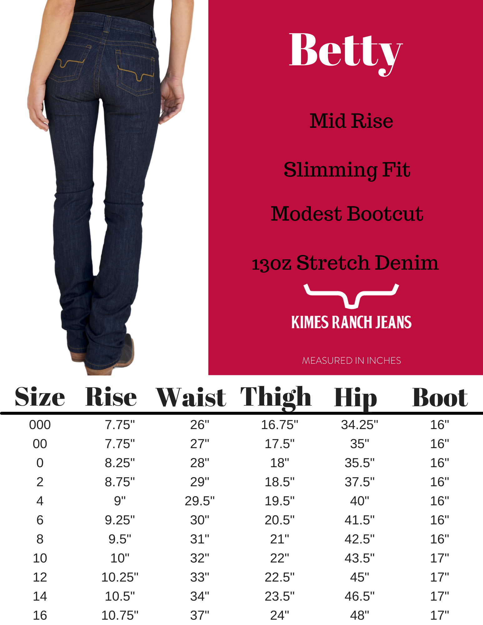 Kimes Ranch Jeans Women´s - Betty Blue