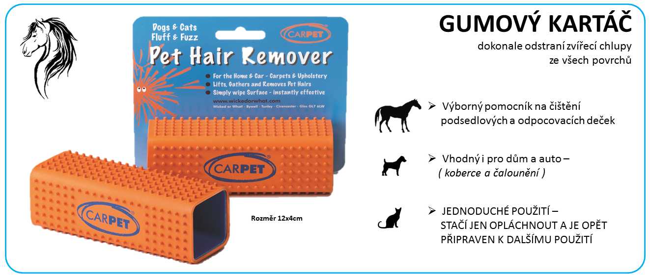 CarPet Pet Hair Remover - kartáč na odstranění zvířecích chlupů
