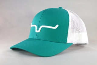 Kimes Ranch Weekly Trucker (Teal/White) Cap