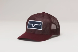 Kimes Ranch All Mesh Trucker (Burgundy) Cap