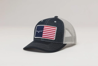 Kimes Ranch - American Trucker Hat - Denim