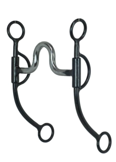 Tyler Black Steel Shank - Flat High Port Bit 5" (12,7cm)