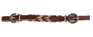 Paul Taylor Braided Latigo Leather Curb Strap