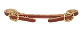 Paul Taylor Rolled + Stitched Leather Curb Strap (Natural)